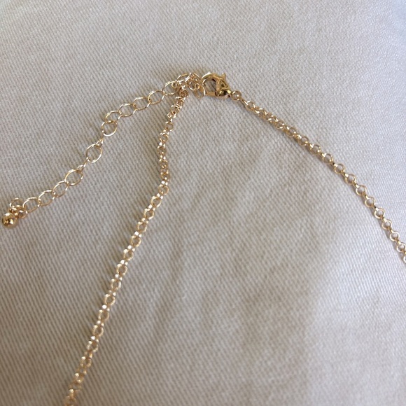 NYC PINK & GOLD TONE STATEMENT NECKLACE NWOT - Picture 7 of 12